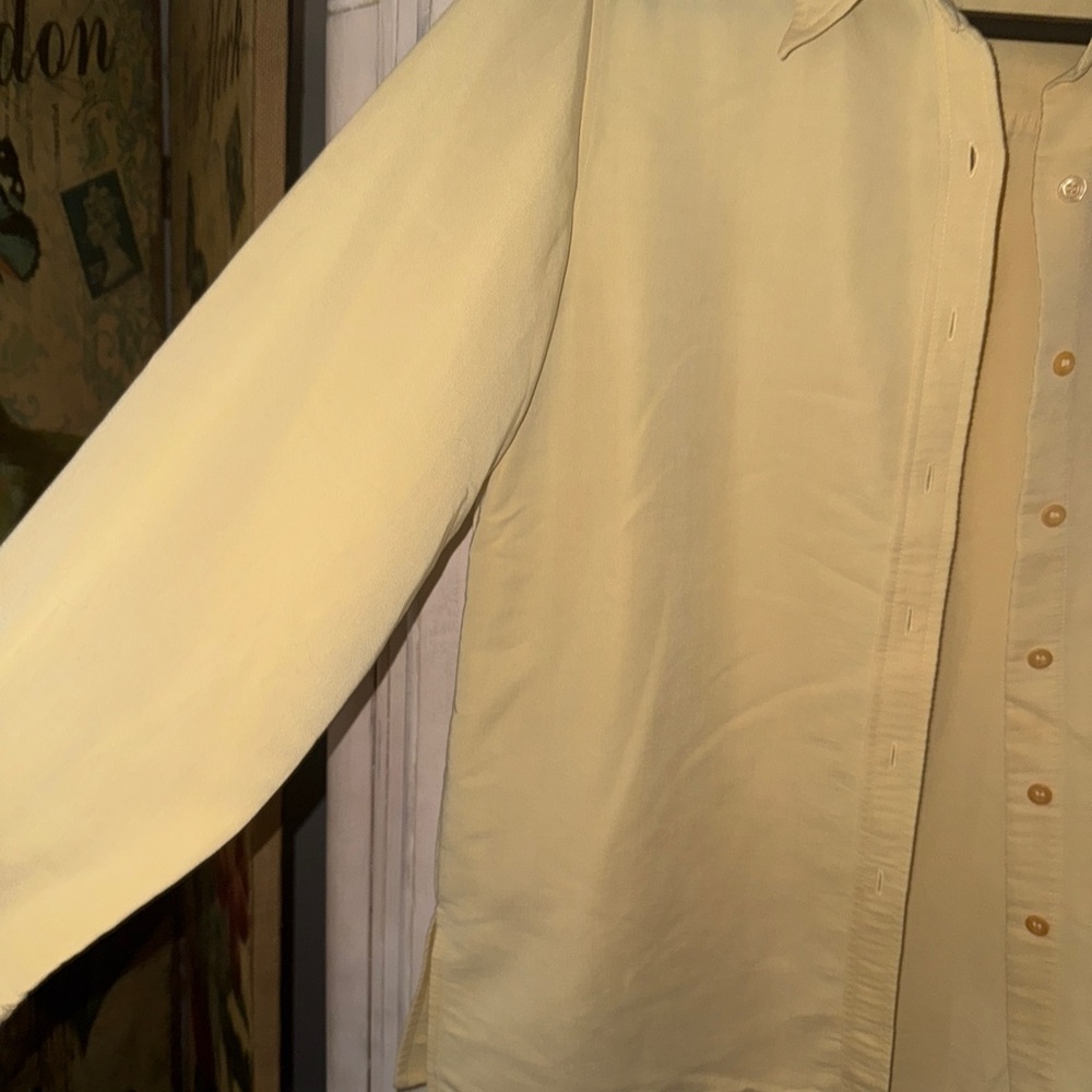Villager Tan Casual Button Down Shirt with Textured Fabric - Picture 3 of 5